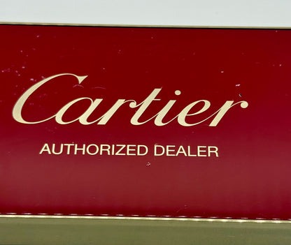 Cartier Authorized Dealer Display Signs-Set of Two-Modern Boutique Displays