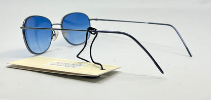 Giorgio Armani GA22 628 Vintage Sunglasses w/ Solid Blue Second Chance Custom Lenses