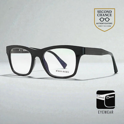 Alain Mikli A01347 2895-VINTAGE Black Optical Frame-UNWORN Eyeglasses-France
