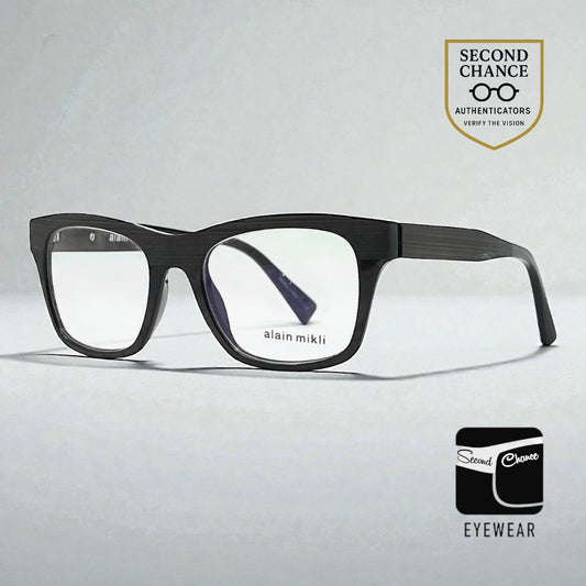 Alain Mikli A01347 2895-VINTAGE Black Optical Frame-UNWORN Eyeglasses-France