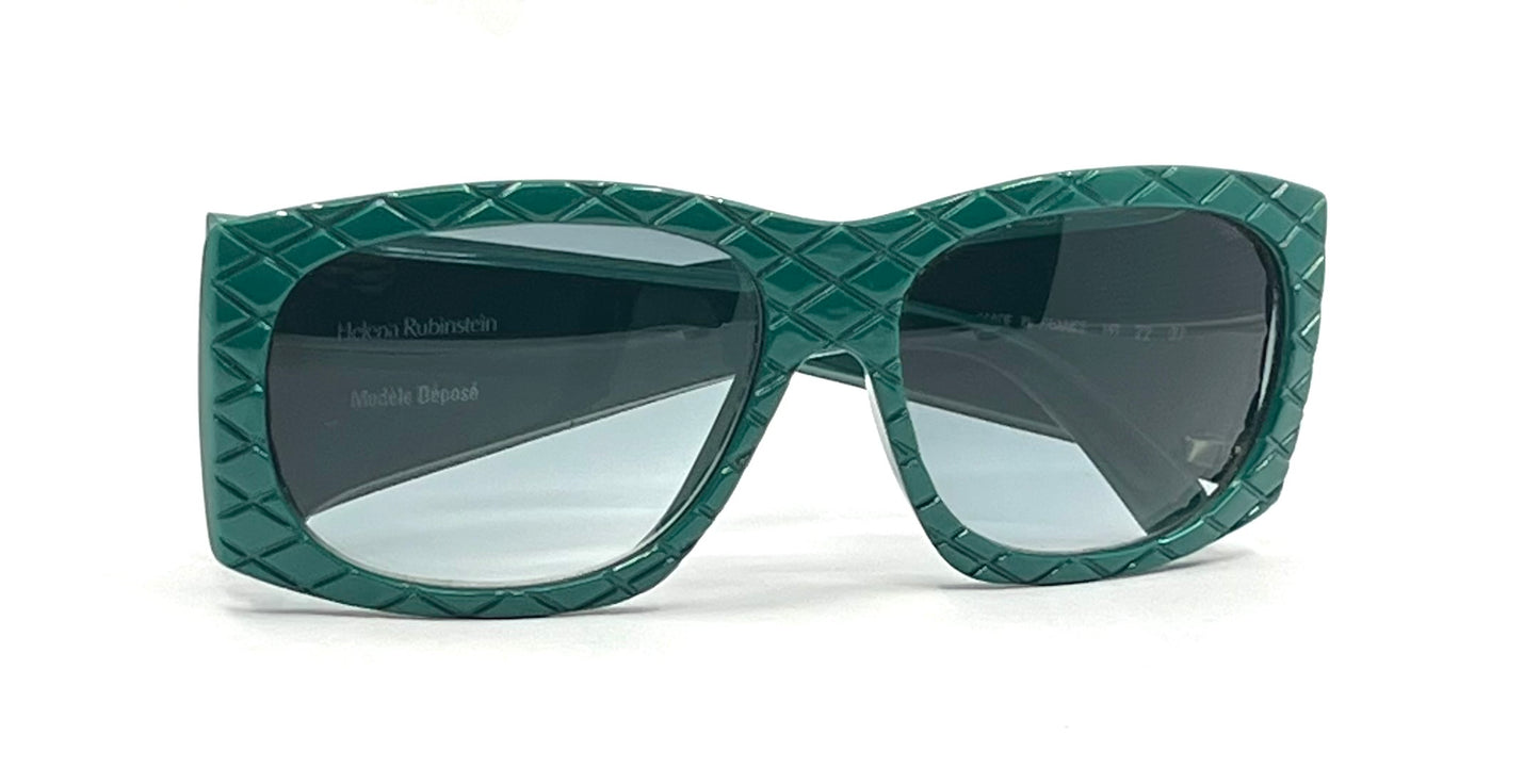 Helena Rubinstein HR 22 07 Quilted VINTAGE Sunglasses France-Deadstock/Unworn