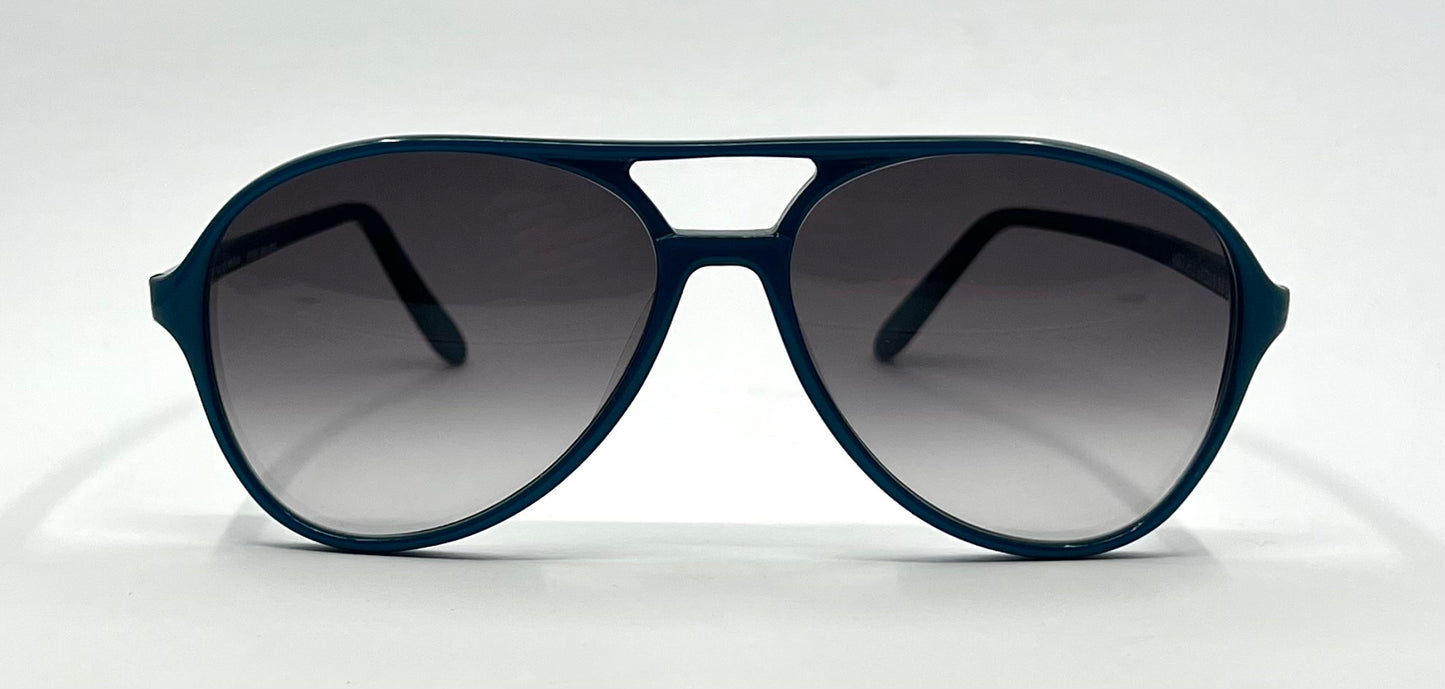 Anglo American Sir Winston 611 Blue Aviator Sunglasses Deadstock Unworn