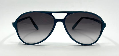 Anglo American Sir Winston 611 Blue Aviator Sunglasses Deadstock Unworn