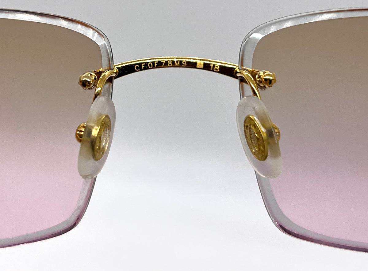 Cartier CT0046O Gold/White Horn Buffs-New Custom Transition Lenses-Full Kit
