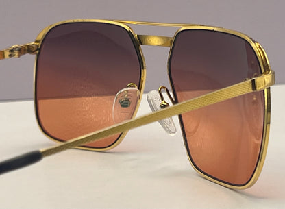 Vintage 80s DUNHILL 6011 41 Frame RENEWED with Brand New- Custom Berko’s Designs Lenses