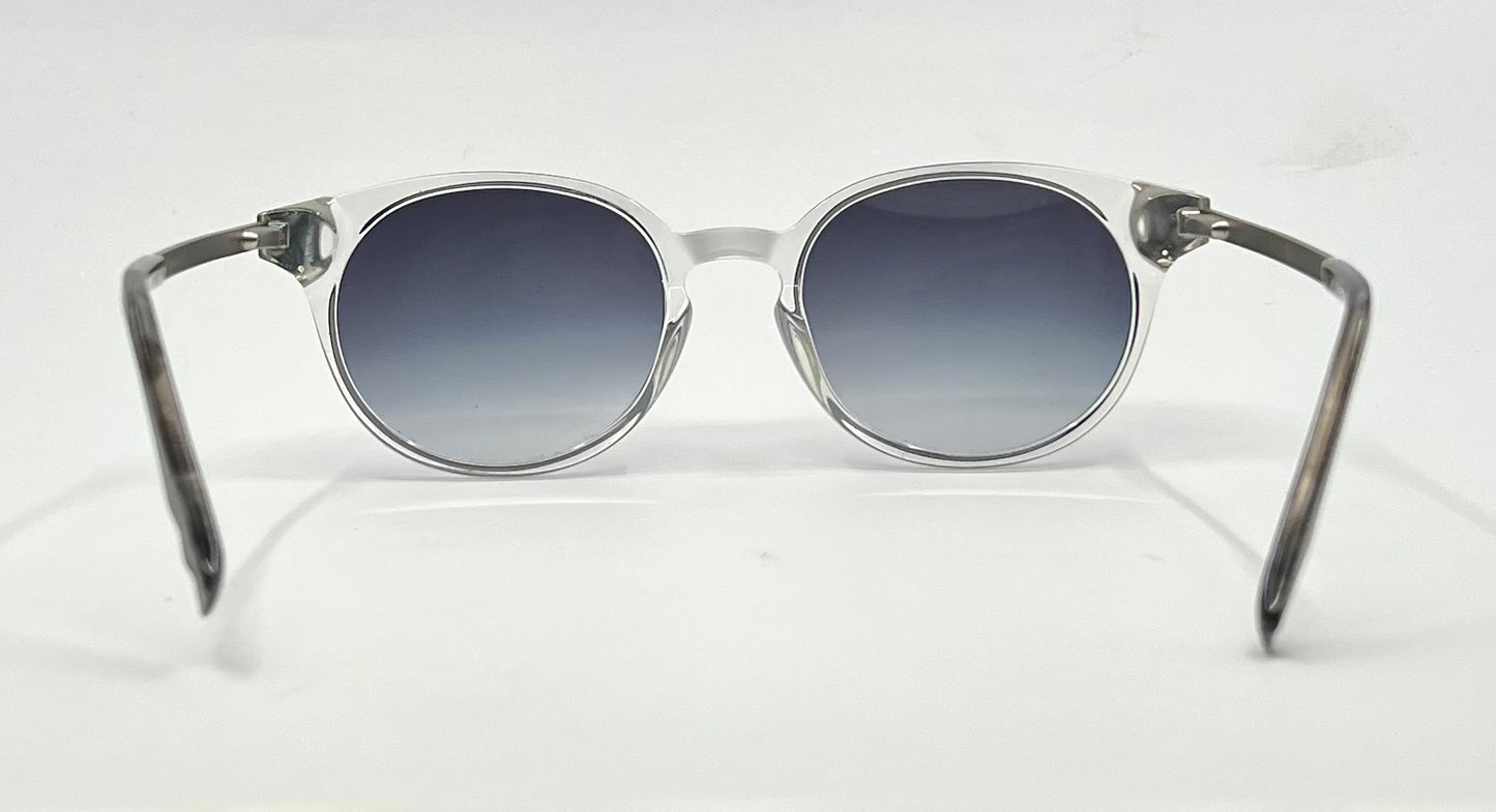 Early Coco and Breezy 10001 Clear & Metal Round Gradient Sunglasses-NOS/UNWORN