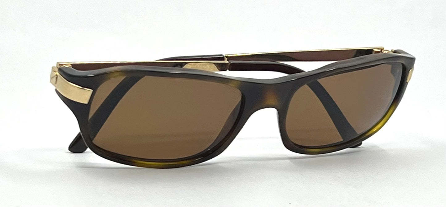 Cartier Paris VINTAGE Sunglasses France Tortoise Gold Zeiss Polarized Deadstock