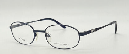 GUCCI GG1636 6XG-Blue Oval Optical Frames VINTAGE-Unworn-50mm