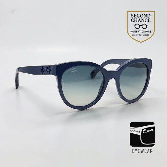 (Copy) Chanel 4209 Polarized Sunglasses Grey Marble Italy 57-20 Deadstock