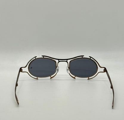 Raf Simons × Linda Farrow RAF13-C1 Bronze Sunglasses – Rare Collaboration