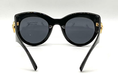 Versace VE4353 Tribute Medusa Vintage Sunglasses-Black-Deadstock