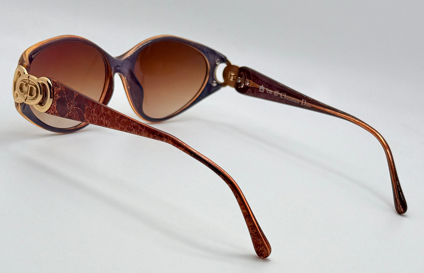 Vintage Christian Dior 2851 80 Sunglasses w/New, Custom Toffee Gradient Berko’s Designs Lenses