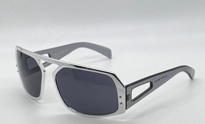 Black Watch Cool-Ray 400 VINTAGE Chrome Shield Sunglasses-DEADSTOCK/UNWORN-RARE