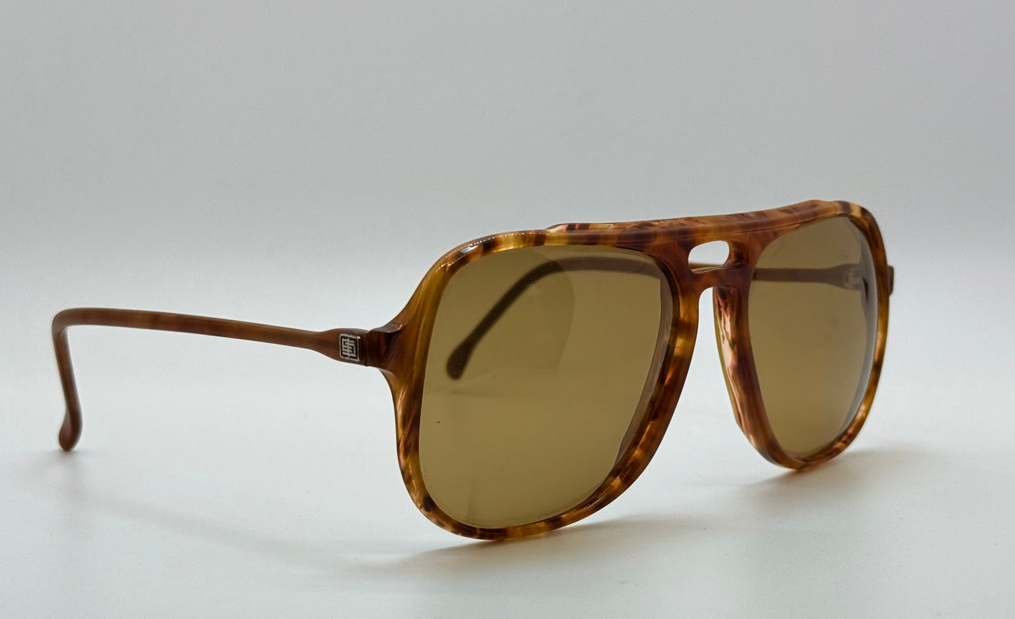 Deadstock Vintage Emilio Pucci 281 085 Tortoise Aviator Sunglasses-Rare 1970s Italian Design