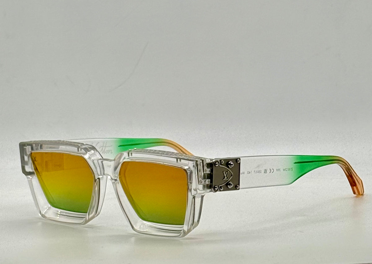 Louis Vuitton Virgil Abloh 2054 1.1 Millionaires Z1812W Crystal Clear Sunglasses
