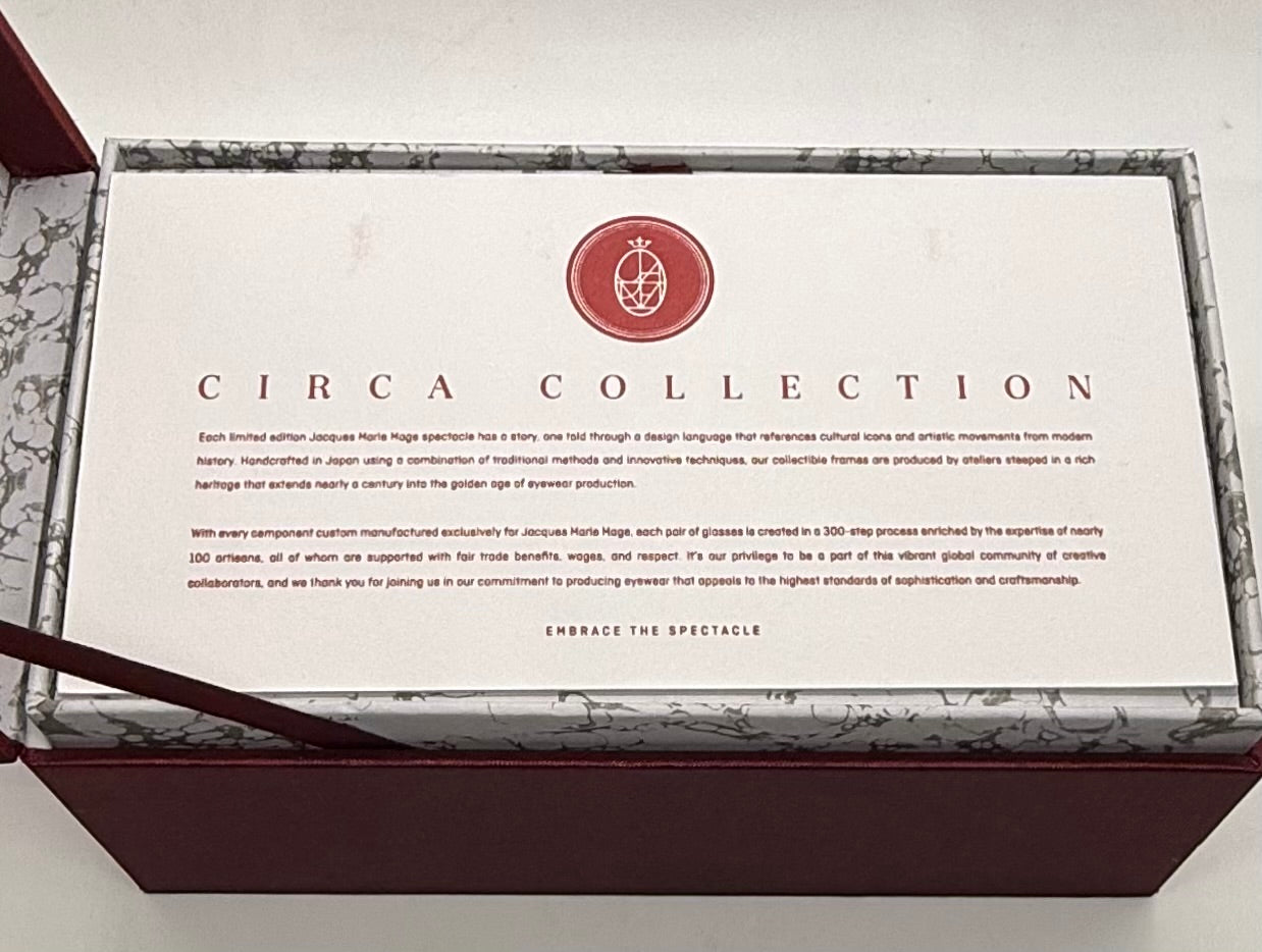 Jacques Marie Mage TORINO in SHADOW-Full Kit-New Custom Lenses-Ltd of 650 pcs.