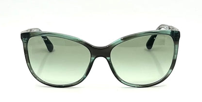 CHANEL 5352-Green Cat Eye VINTAGE Sunglasses-UNWORN-Italy-59mm