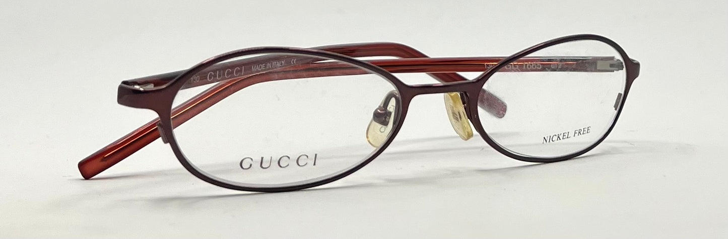 Gucci GG 1665 612 Deadstock Optical Frames-Y2K Vintage-Italy-49mm