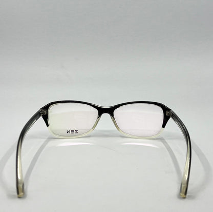 Zen Barcelona Z357b C.1 Eyeglass Frames 55-16 Black/Clear – New, Full Kit