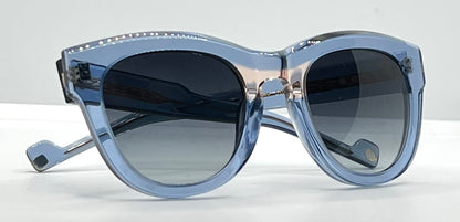 Entourage of 7 Sycamore-Ice Blue 51-24-142 Grey Gradient Sunglasses-New/Unworn