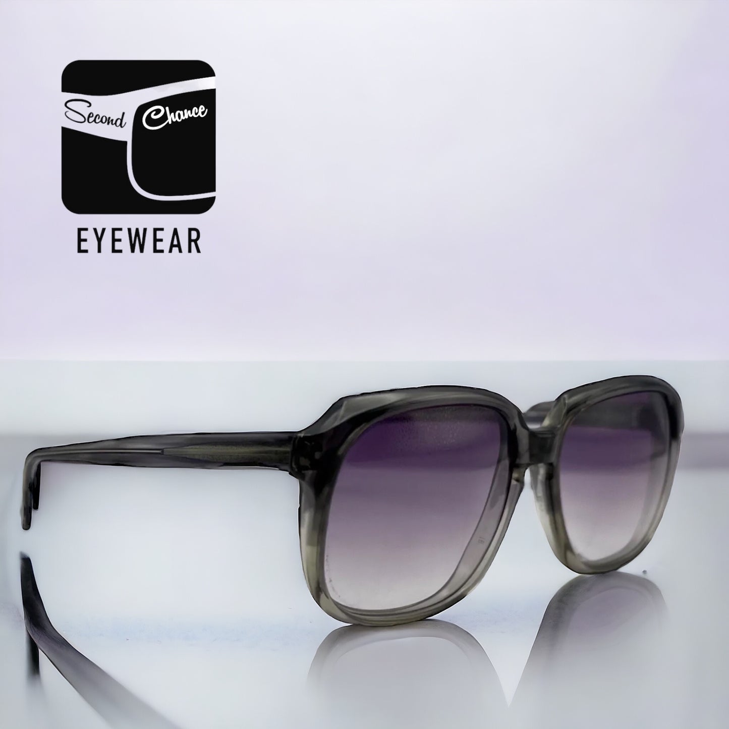 Vintage RODENSTOCK RENO Frames-RENEWED with NEW “Berko’s Designs” Custom Lavender Gradient Lenses