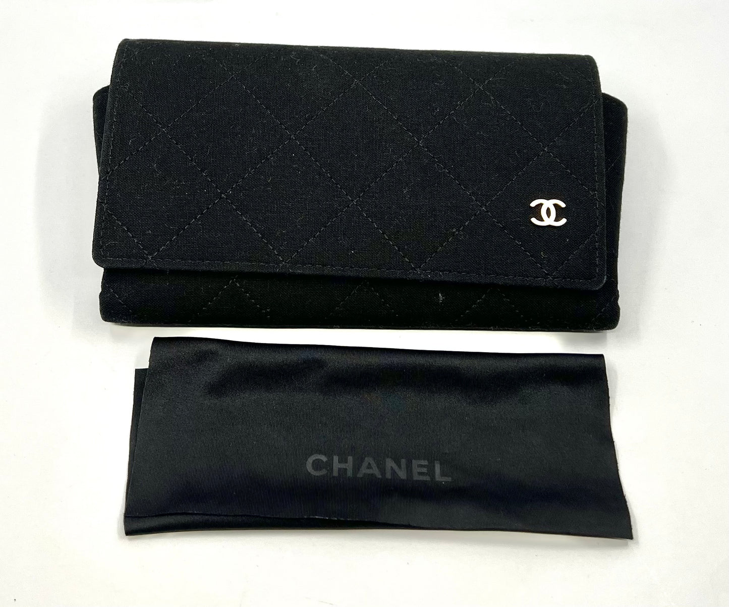 Chanel 4017-D Rimless Shield Sunglasses Swarovski CC-Unworn/Y2K Vintage-Italy