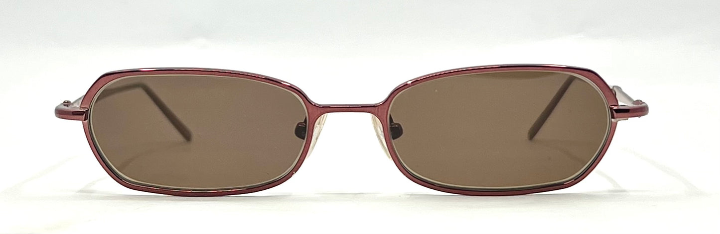 Valentino 5327 OJV2 Y2K Vintage Sunglasses-New Solid Brown Custom Lenses