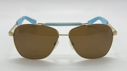 Deadstock Mosley Tribes BECKER-MT2023S 5035/33-Gold Aviator with Brown Lenses