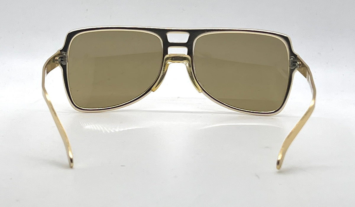 Cool-Ray Polaroid Fast Back Gold-Vintage Aviator-Original Polarized Sunglasses