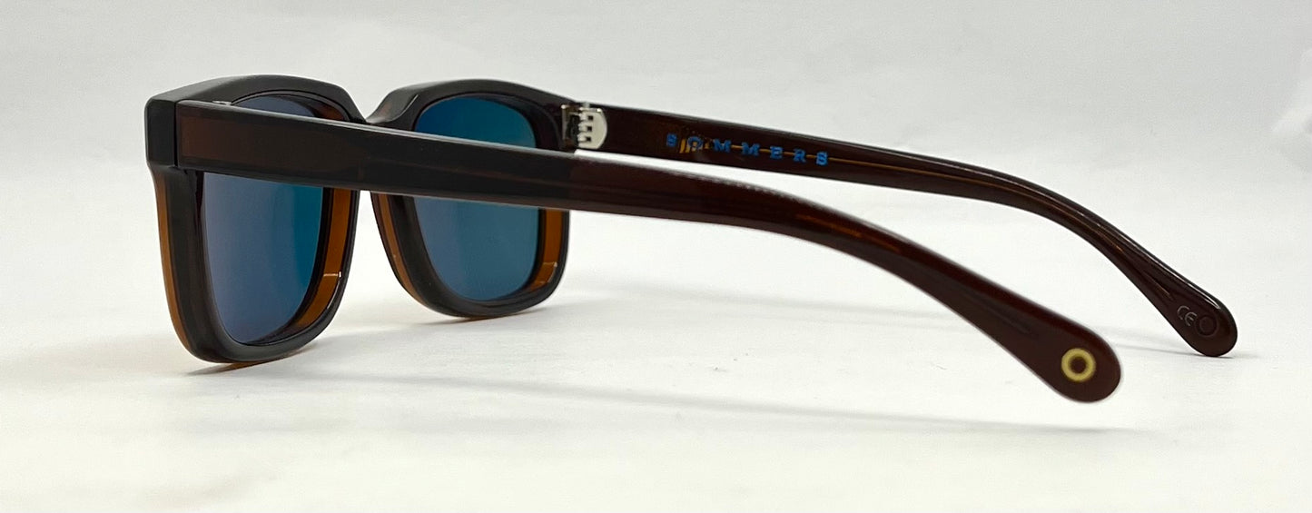 Sommers “Chet” Sunglasses-Red/Orange Mirrored Lenses-Unworn-NOS