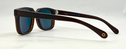 Sommers “Chet” Sunglasses-Red/Orange Mirrored Lenses-Unworn-NOS
