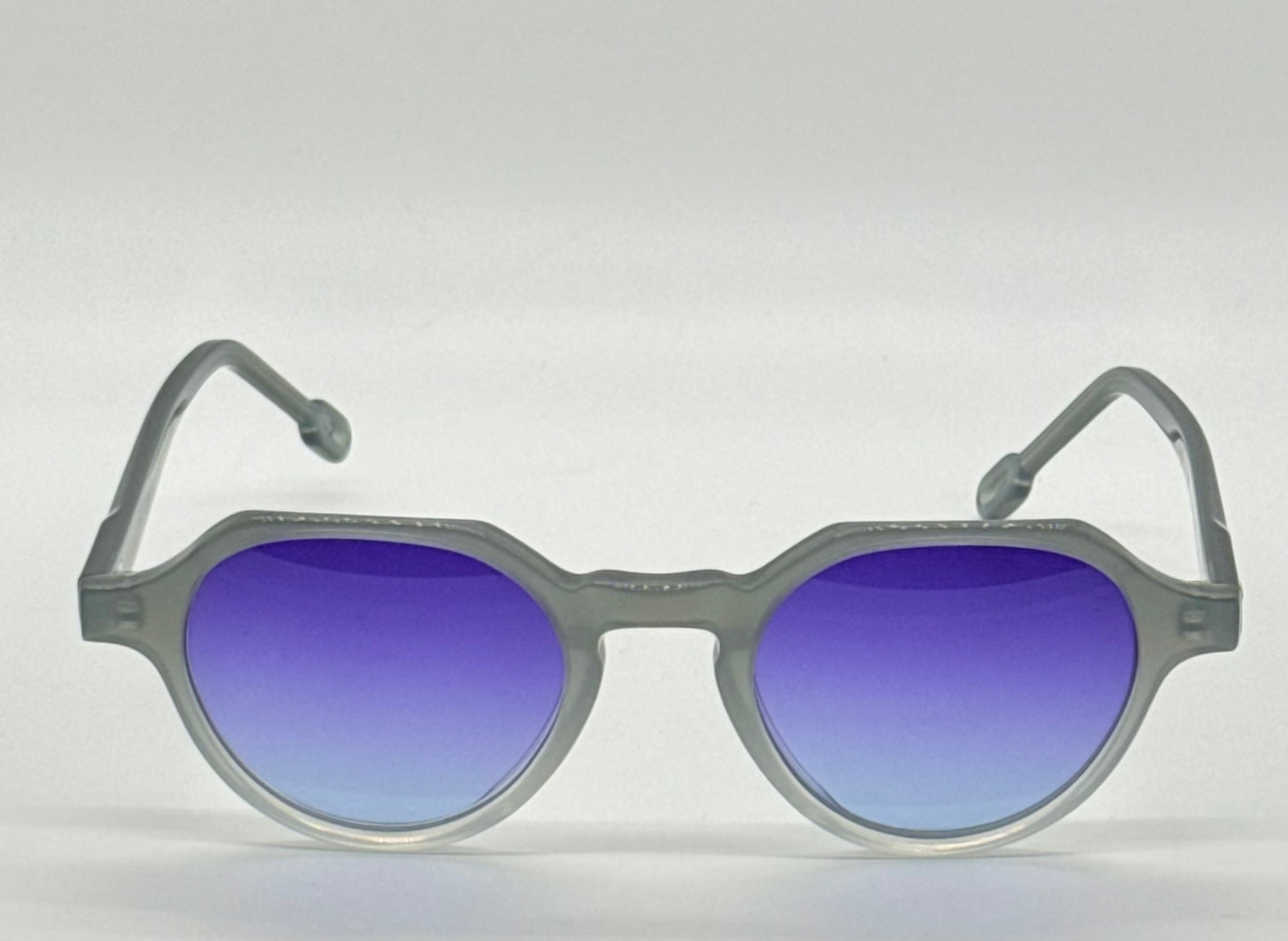 ODETTE LUNETTES STUART 4029 w/New Gradient Violet Customs Lenses-France-New / Unworn