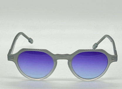 ODETTE LUNETTES STUART 4029 w/New Gradient Violet Customs Lenses-France-New / Unworn