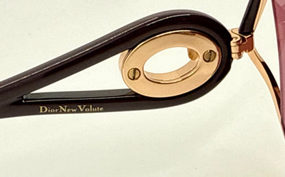 Christian Dior New Volute 58EVC Vintage Sunglasses-Rose Lenses-Full Kit-NOS/Unworn-57mm