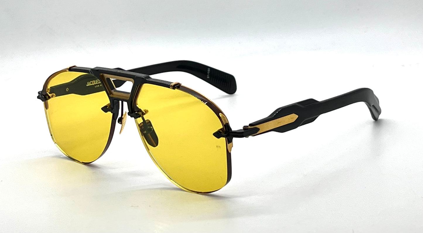 Jacques Marie Mage ALTA in  BLACK Ltd. 100-Full Kit Sunglasses-Japan