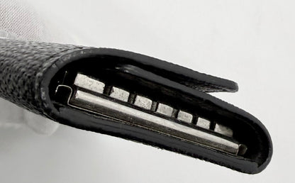 Louis Vuitton Damier Graphite 6 Ring Key Holder Wallet Made in France