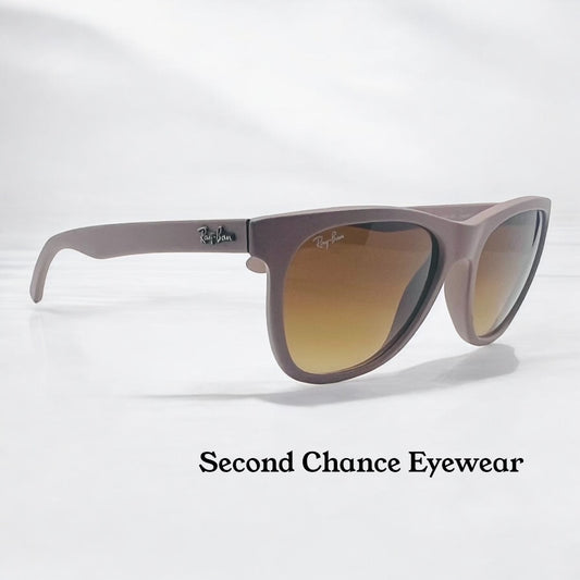 Ray-Ban RB4184 886/85 - Matte Beige Frames with Brown Gradient Lenses