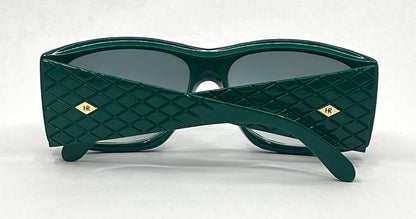 Helena Rubinstein HR 22 07 Quilted VINTAGE Sunglasses France-Deadstock/Unworn
