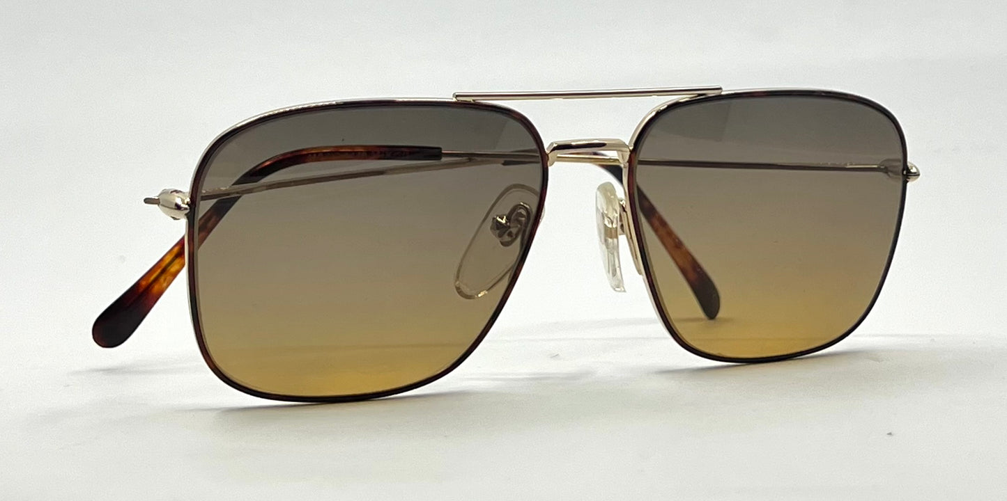 Nikon VINTAGE Aviator Sunglasses-New Gradient Second Chance Customs Lenses-Japan