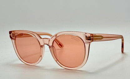 Brand New Tom Ford Moira TF1103 72S Sunglasses – Light Pink Frame with Photochromic Lenses, Full Kit