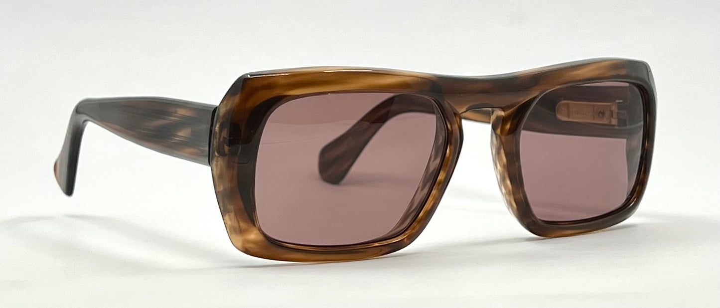 Rodenstock Exclusiv 317 Havana Vintage Sunglasses-New Rose/Brown Tinted Custom Lenses
