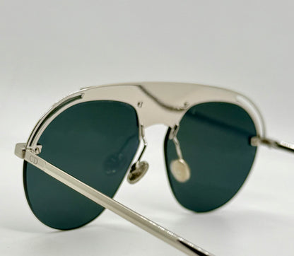 Dior CSA2K Dio(r)evolution Sunglasses Black/Nickel Grey-Full Kit-New/Unworn