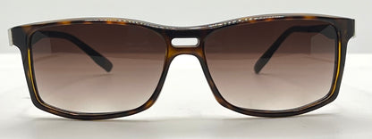 Gucci GG1588/S QZUEJ Tortoise Wrap Sunglasses w/New, Custom Gradient Lenses-Original Case-Italy