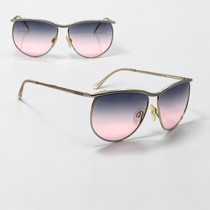 Gucci GG2232 95N-Vintage  Silver Sunglasses-New Blue/Rose CustomLenses