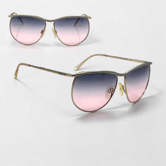 Gucci GG2232 95N-Vintage  Silver Sunglasses-New Blue/Rose CustomLenses
