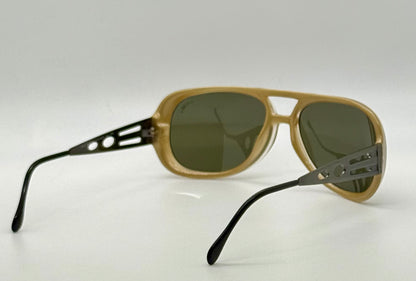 Sting 6067 U12 80s Vintage Sunglasses-Unworn/NOS-Original Green Lenses-Italy