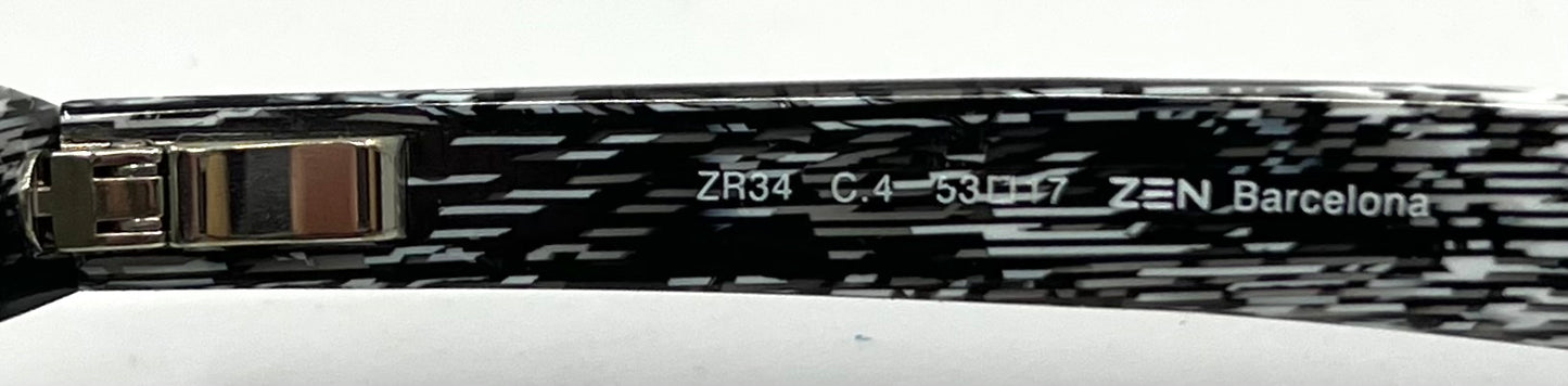 ZEN Barcelona ZR34 Sunglasses w/New Solid Green Custom Lenses-Unworn