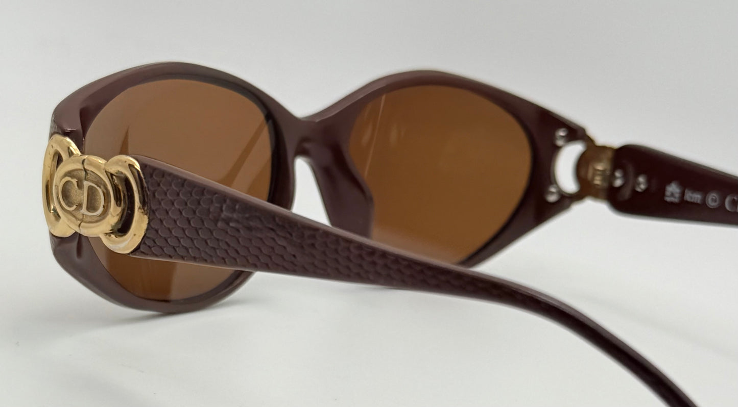 Vintage Christian Dior 2851 30 Sunglasses-Custom Solid Brown Berko’s Designs Lenses