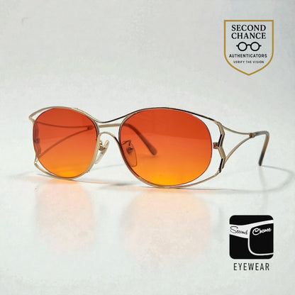 Swank Optical Prelude C4S-VINTAGE 80s Sunglasses-New Sunset Gradient Custom Lenses