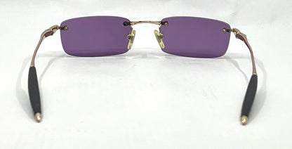 Oakley “Spike Jacar” 11-812 Rimless Sunglasses-New Purple Custom Lenses-Japan